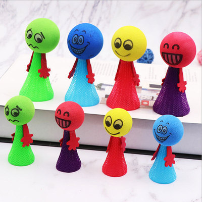 bounce Villain originality Jumping Expression a doll children Toys kindergarten gift Gift