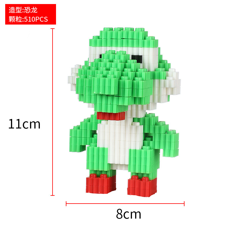 Creative spelling granules series of building blocks compatible with Lego assembly of building blocks, stalls, puzzle children's toys gifts