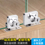 玻璃柜门锁单门双开门展柜锁手机柜台锁酒柜锁玻璃免开孔橱门锁芯