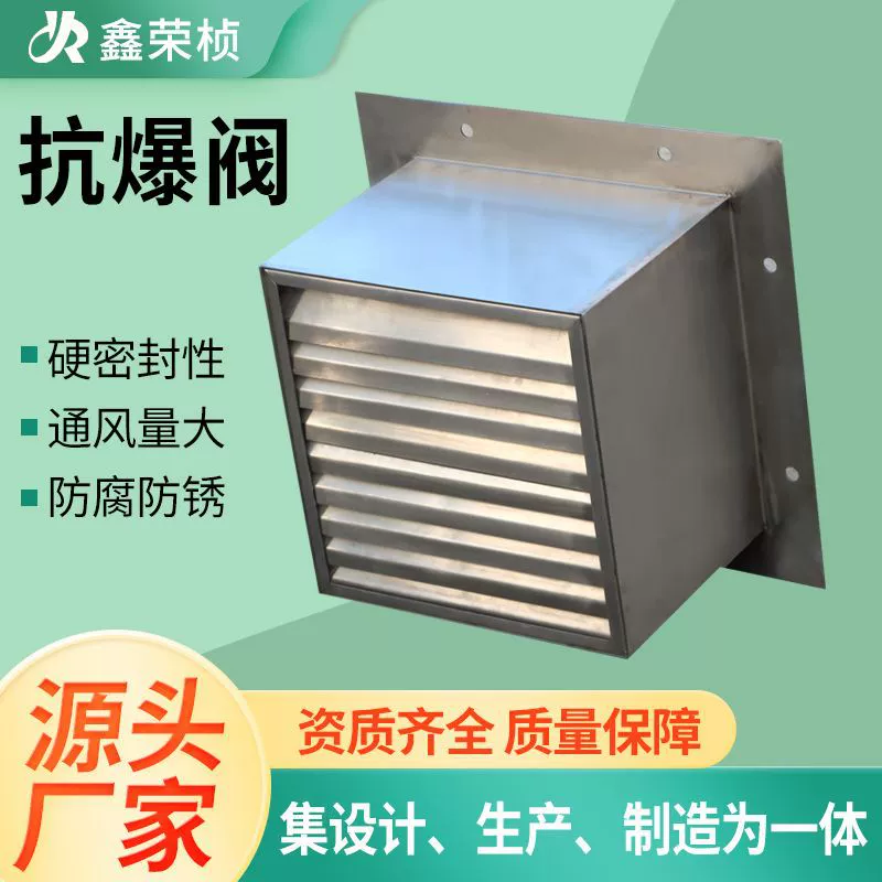 Внешний подвесной взрывозащищенный клапан, промышленный, большой объем воздуха, нержавеющая сталь, тип kc, взрывозащищенный клапан, дымоотвод, тип 304, взрывозащищенный клапан из нержавеющей стали