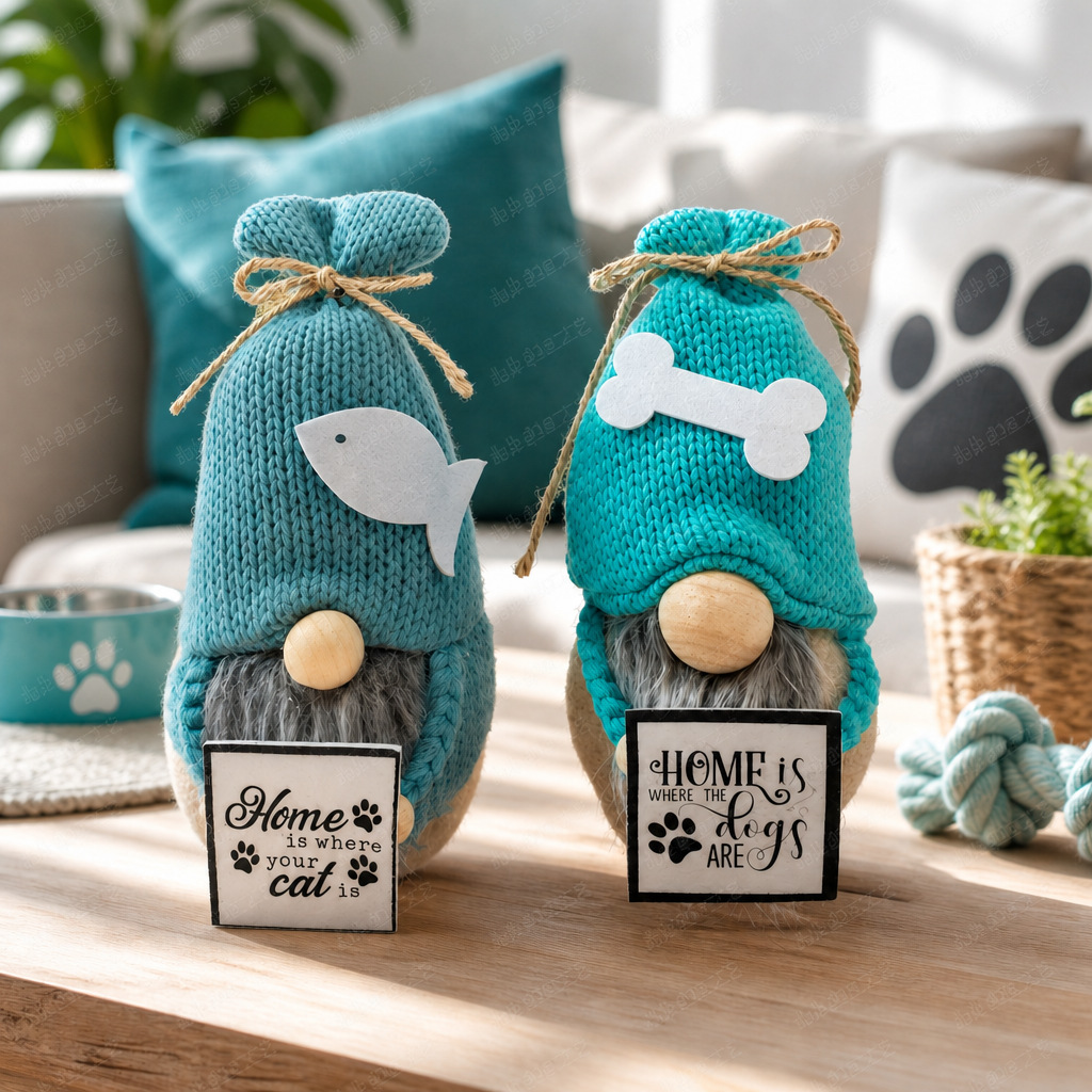 Transfronterizo popular Océano muñeca sin rostro hueso cabeza de pez muñeca sin rostro de punto sentado decoración decoraciones Rudolf image 5