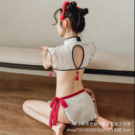 新款情趣内衣性感COS角色扮演旗袍制服诱惑女仆装三点激情装
