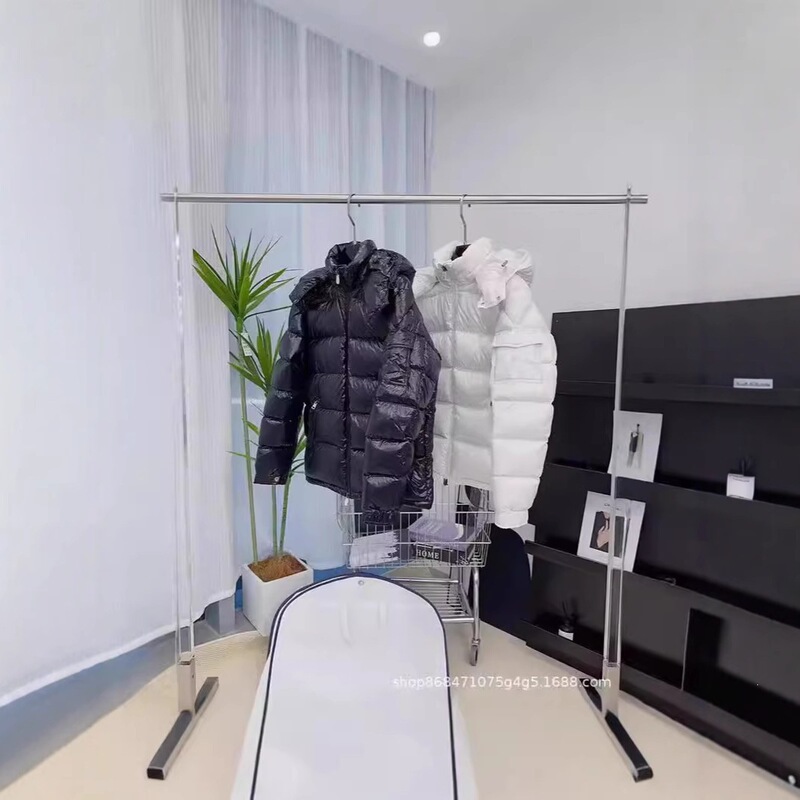 Putian High-End Matte Maya down Jacket for Men and Women with Three-Color Webbing and Colorful Stripes, Puffer Jacket Coat