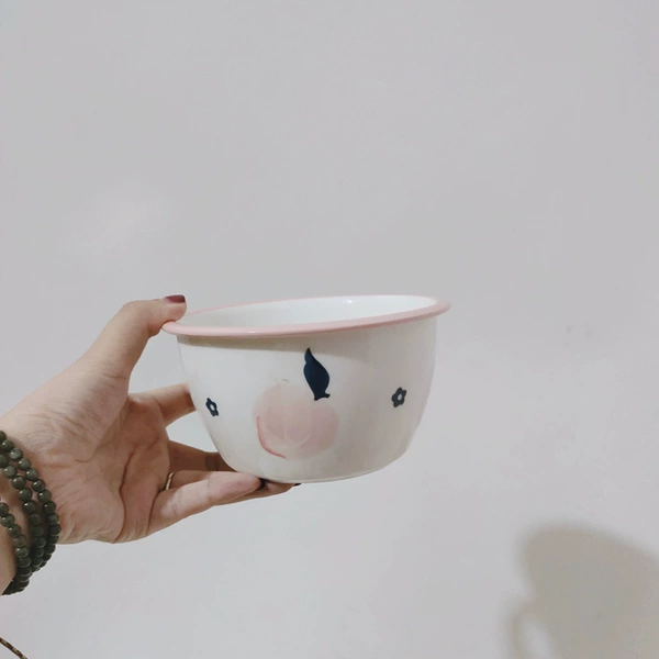 Peach medium bowl 500ML
