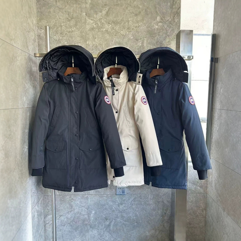 Canada Goose Down Jacket 47 Model, Same Style as Canada's Trillium Parka, Women's Long Coat 6660W Canada Goose Down Jacket 47 Model, Same Style as Canada's Trillium Parka, Women's Long Coat 6660W