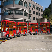 轨道消防火车游乐园设施大型户外商城广场浏览车电动小火车设备