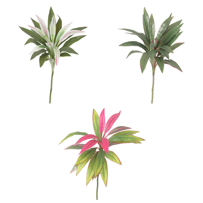 Simulación de plantas verdes, terciopelo individual, decoración de sala de estar interior, decoración, hotel, boda, boda, flores falsas, paisajismo, plantas falsas