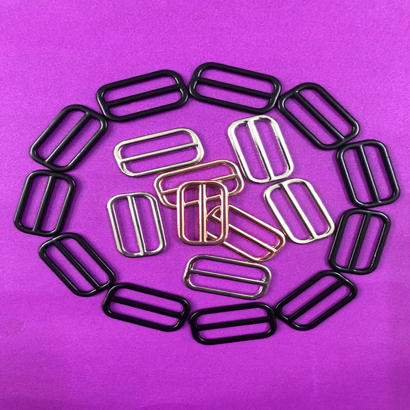 Alloy shoulder strap buckle underwear accessories electrophoretic…