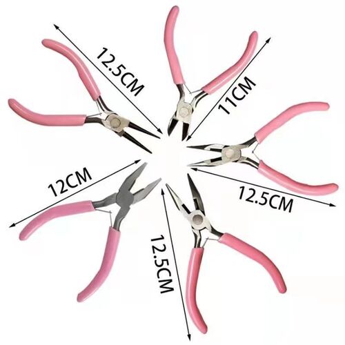 Jewelry diy handmade pliers multifunctional needle nose pliers vise round nose pliers diagonal nose pliers 5 inch mini pliers