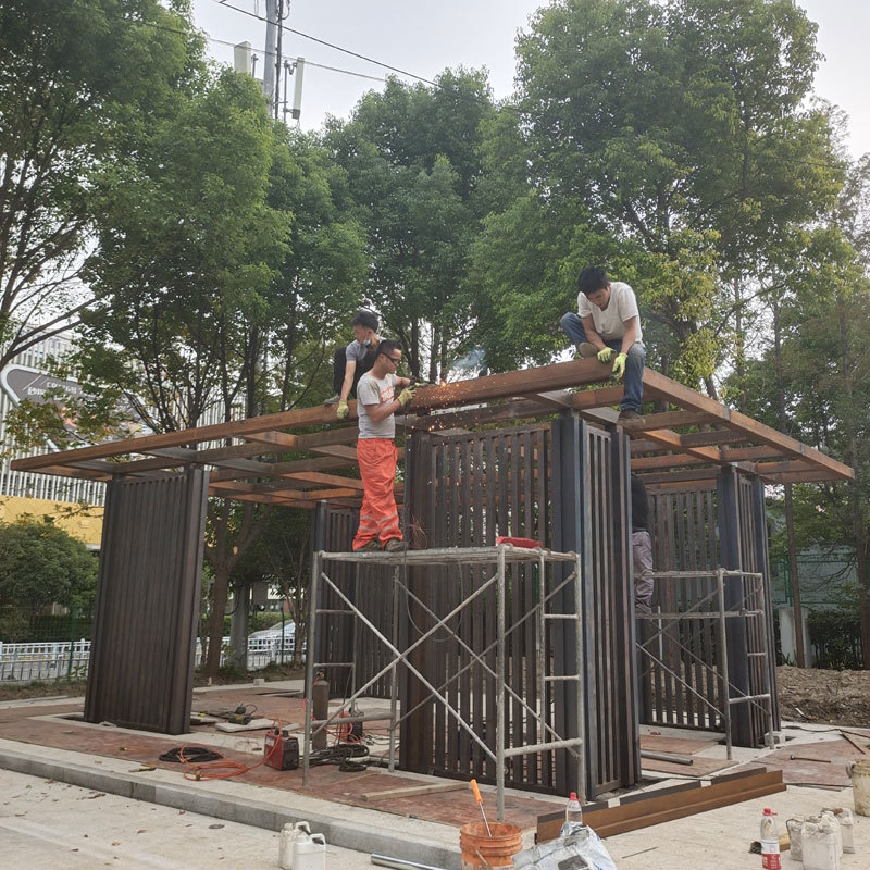 钢结构廊架