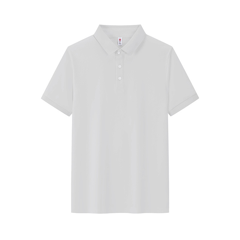 Business 7A antibacteriano Solo fresco antiarrugas color sólido solapa de manga corta ropa de trabajo camiseta de polo camisa POLO personalizada