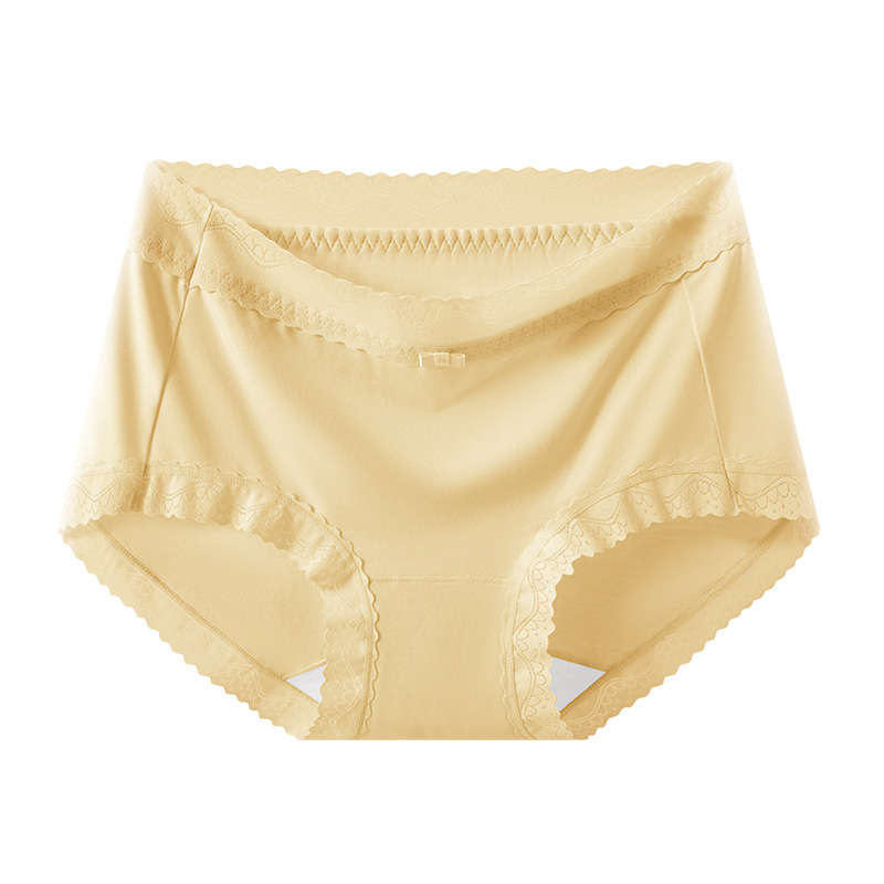 2025 primavera y verano nuevo estilo sin costuras bragas de cintura media pantalones ondulados seda antibacteriano entrepierna primavera y verano calzoncillos para mujer image 11
