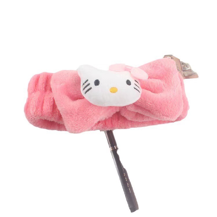 INS estilo arco chica lavado de cara banda de pelo hecho a mano conveniente mascarilla banda de pelo Fuente de la fábrica