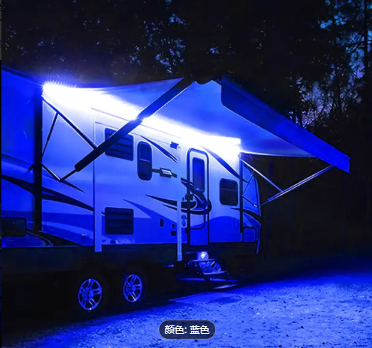 Rv Sunshade Light, 12V 19.69ft 5m Rv Exterior Lights, Food Truck Nanny Car