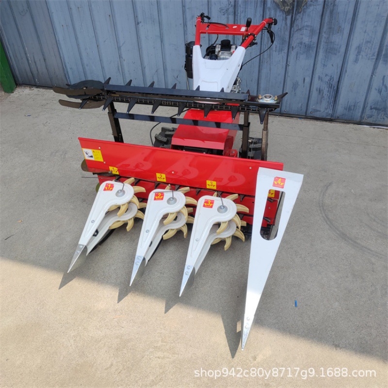收割机小型家用多功能手扶割草机谷子牧草油菜苜蓿辣椒玉米割晒机