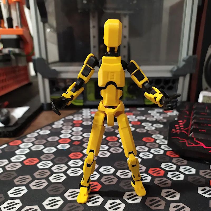 Upgraded 3d printed multi-joint action figure Lucky 13 toy children decompress variety development intelligence