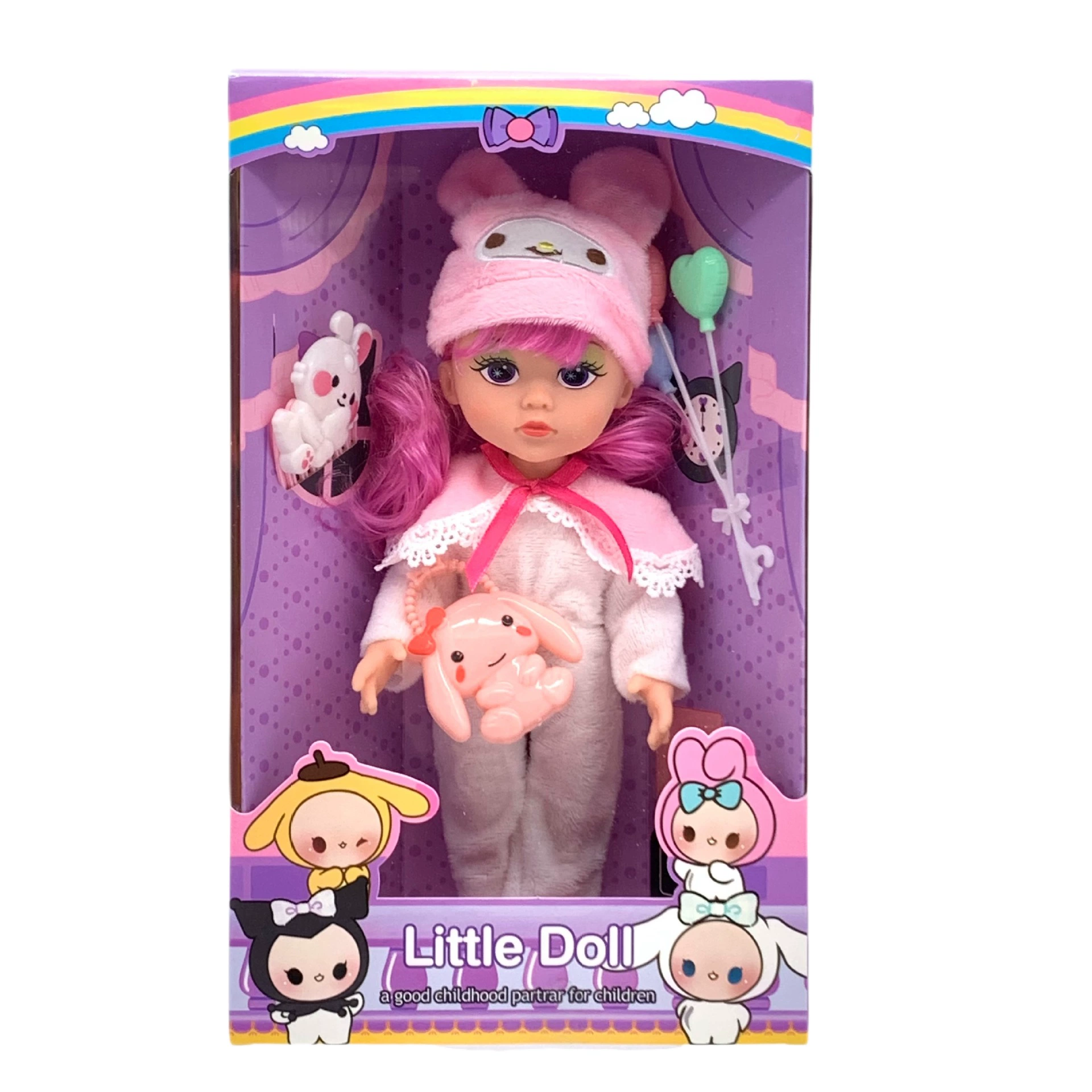 Японская игрушка, музыкальная кукла, пластик, импортная, 10 дюймов