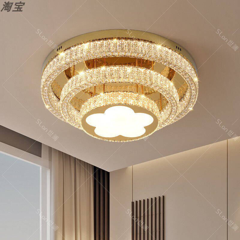 Whole House Living Room Ceiling Light 2026 New Model High-End Grand Villa Large-Sized Living Room Main Light Light Luxury Crystal Lighting Fixtures Whole House Living Room Ceiling Light 2026 New Model High-End Grand Villa Large-Sized Living Room Main Light Light Luxury Crystal Lighting Fixtures