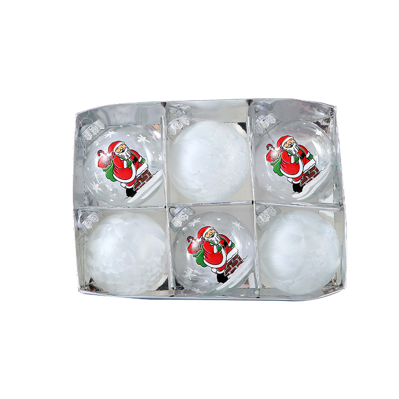 Venta caliente transfronteriza Bola de Navidad al por mayor Decoración de árbol de Navidad Bola de regalo de diseño exquisito