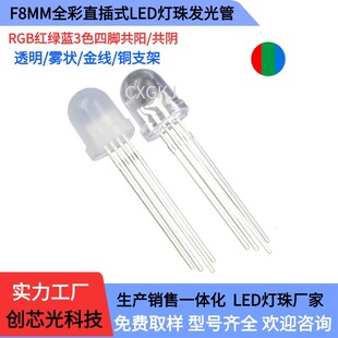 f8����8mm͸���F��ȫ��RGB�t�G�{ָʾ����ɫ��ꎹ�ꖲ��led����