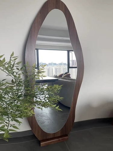 Dressing Mirror Full-Body Girl Bedroom Dressing Room Large Mirror Instagram Style Simple Home Use Floor Standing Store Wardrobe