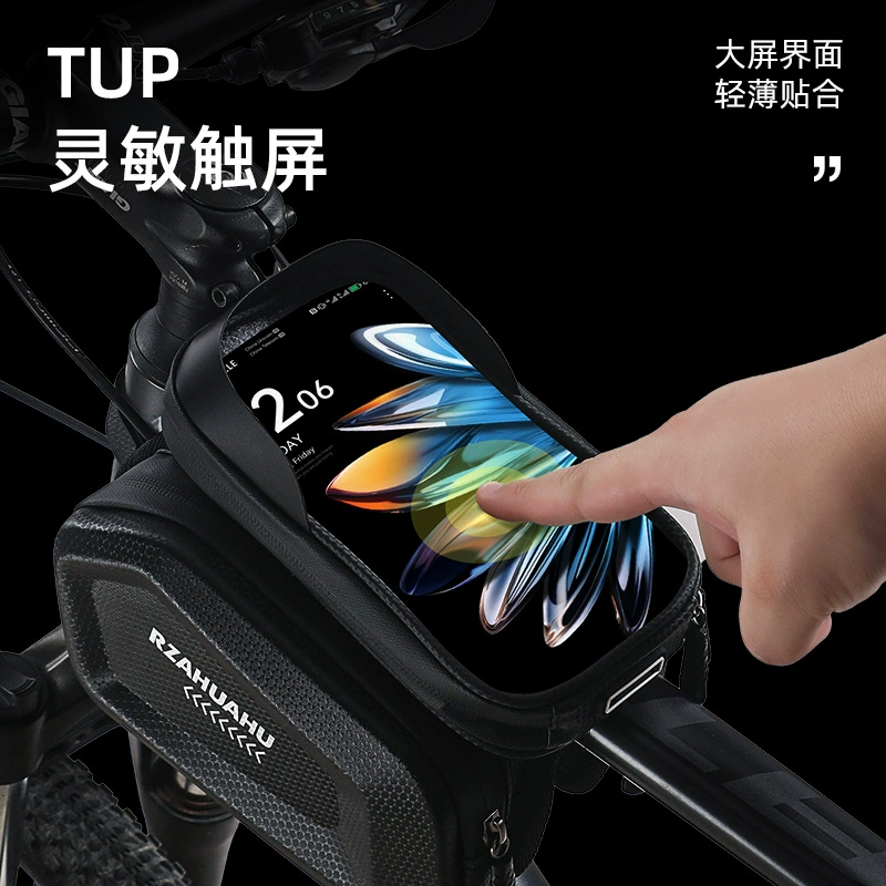 Road bag, bike, waterproof capacious mobile phone, storage system for cycling