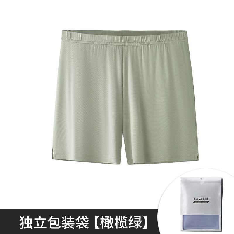 60 pijamas modales de doble cara para mujer de primavera y verano, pantalones cortos elásticos delgados, pantalones caseros de punto, pantalones casuales de color sólido