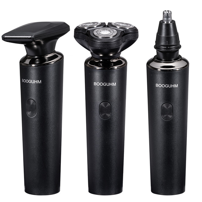 Customized three-in-one Razor electric multi-head multifunctional waterproof portable razor sideburns nose hair trimmer