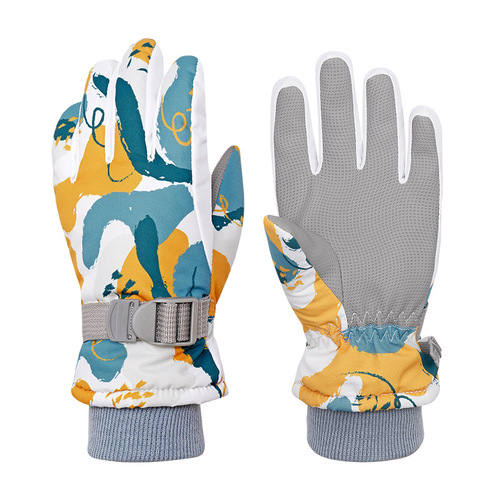 Winter Children Ski Gloves Cycling Warm Waterproof Gloves Thick Waterproof Gloves for Boys and Girls Outdoor Children Gloves Wholesale