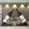 .Bubble Bear wine rack (gold+silver).