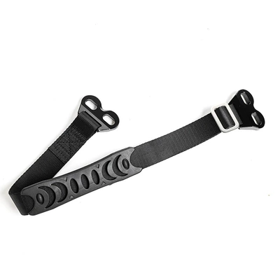 Rescue Rope with Rubber Handles, Suitable – Motorcycle Safety Supplies - black-front-rescue-strap