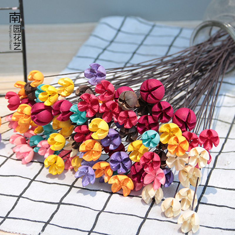 Cross fruits, pistachios, dried flowers, artificial flowers, home decoration, eternal flowers, photo props, small gifts wholesale
