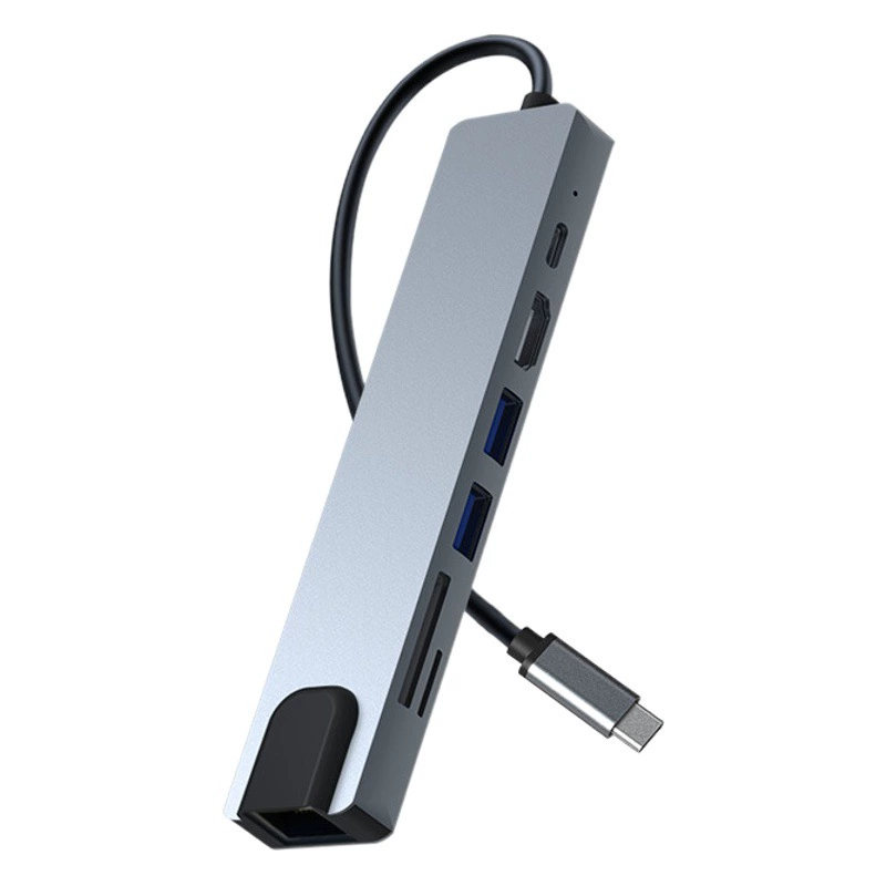 Трансграничная док-станция «Восемь в одном» Typec, сетевой порт, концентратор, удлинитель USB-концентратора, HD HD, компьютерная док-станция