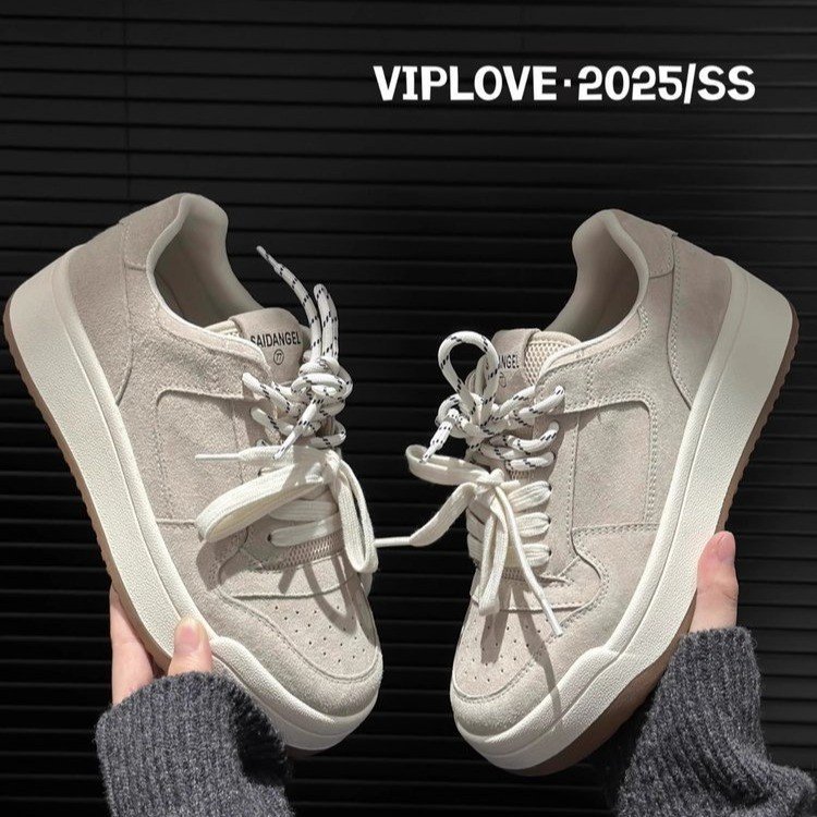 2026 primavera y verano retro nicho zapatos de skate in tide suela gruesa zapatos casuales deportivos de moda de estudiantes zapatos individuales