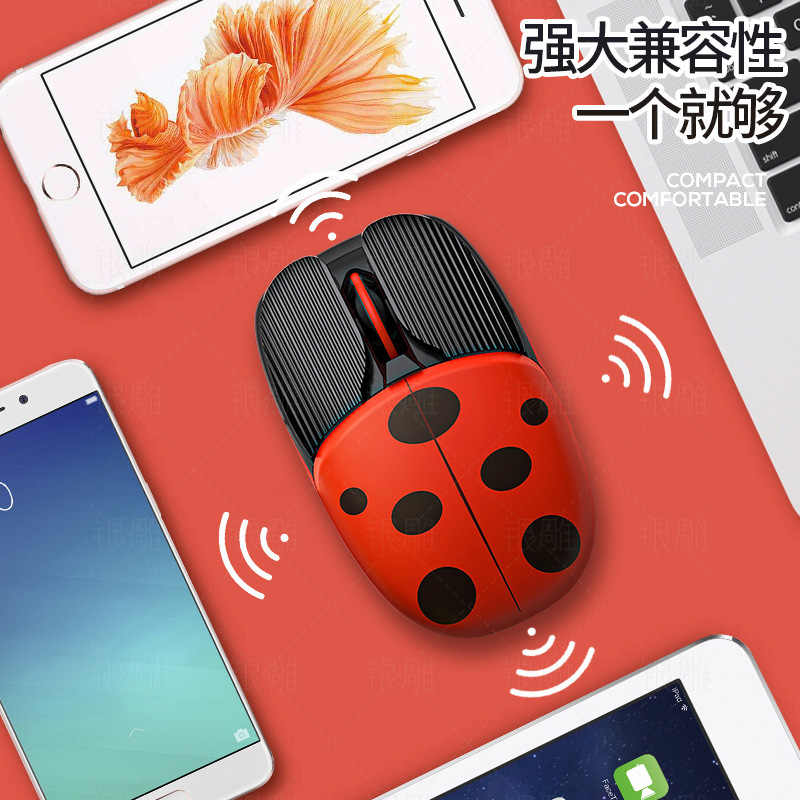 Talla de plata A10 dibujos animados carga ratón inalámbrico Bluetooth creativo Oficina juego mini Mute accesorios ordenador modelo privado