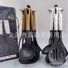HausRoland尼龙不粘锅耐高温烹饪铲意粉耙汤勺打蛋器煎铲饭勺现货