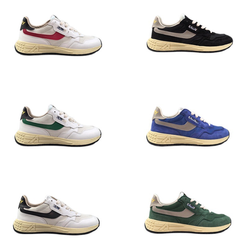 Cross-border 2026 new sports shoes, breathable lace-up casual shoes, retro niche running shoes, sneakers, men's and women's casual shoes