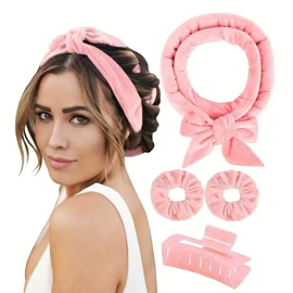 卷发球、发卷;发圈;盘发器