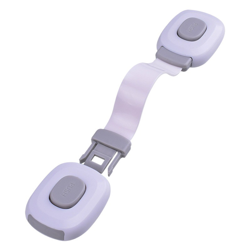 Multi-functional children's refrigerator safety lock cabinet drawer toilet lock cabinet door lock punch-free lock buckle cross-border hot sale