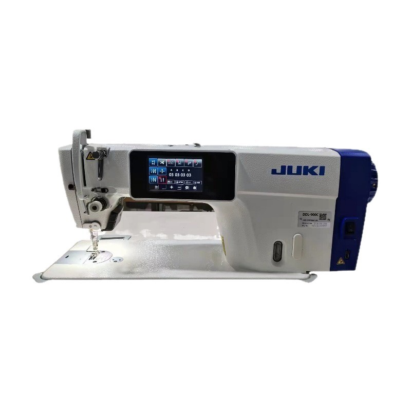 Máquina de coser plana computarizada JUKI DDL-900C japonesa al por mayor, adecuada para materiales delgados y gruesos, máquina de coser eléctrica para telas gruesas.