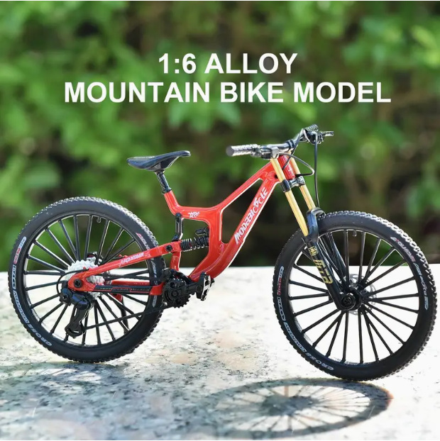 Cross-Border Alloy Simulation Model Bicycle, Mountain Bike, Road Bike, Children's Toy, Decorative Item, Cycling Bicycle Gift