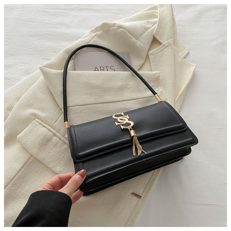 Personalized and Minimalist High-quality and Versatile Korean Version Bag for Women's Bag 2024 Spring New Car Sewn Single Shoulder Underarm Handbag_voghion.com