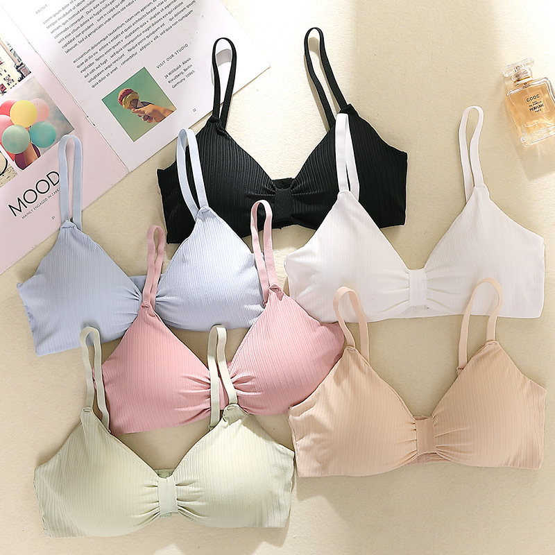 New adjustable breasted girl tube chest wrap underwear women's thread strap without steel ring sexy beautiful back bra wholesale New adjustable breasted girl tube chest wrap underwear women's thread strap without steel ring sexy beautiful back bra wholesale