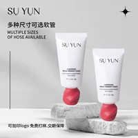 40ml крем для рук бутылка с высоким значением резьбовой вращение крышки дизайн перевернутые бутылки косметический шланг на заказ обработка