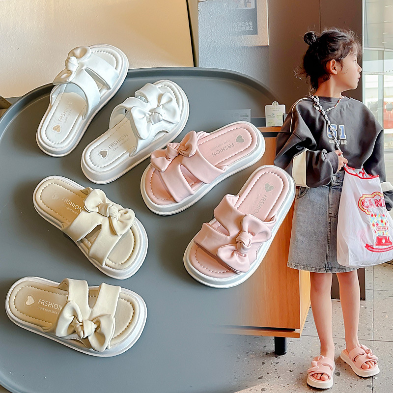 Тапочки для принцессы, летняя пляжная обувь, подходит для подростков