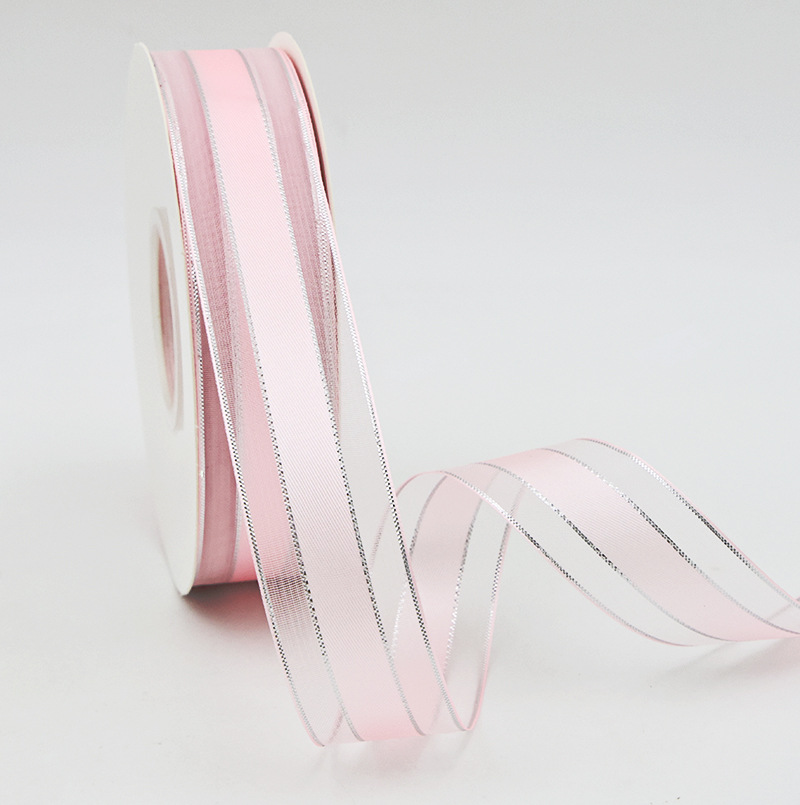 2.5cm satén medio cinta sin palabras colorida embalaje de pastel de cumpleaños ramo de flores cinta de regalo cinta de embalaje