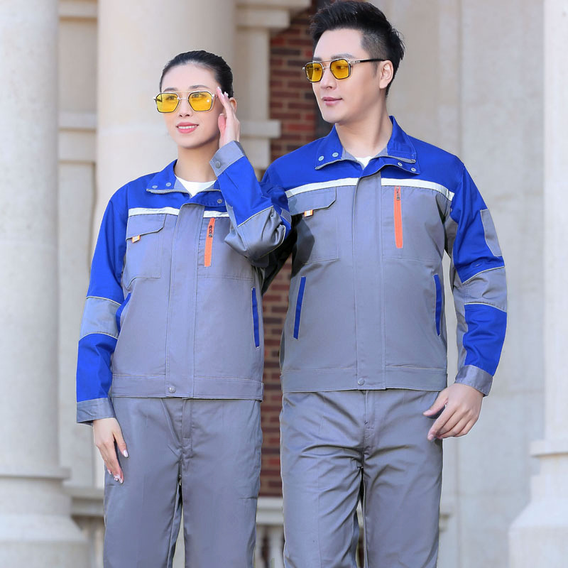 春秋冬涤棉长袖工作服套装男耐脏耐磨工厂服定做工厂服劳保服定制|undefined