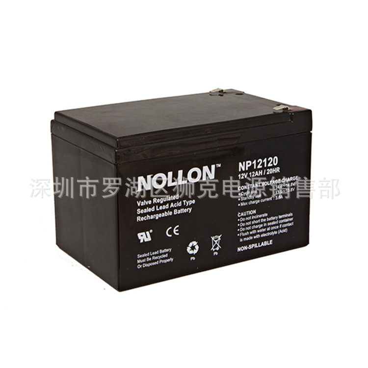 美国NOLLON蓄电池NP1213 12V1.3AHUPS备用电源，应急照明电子称