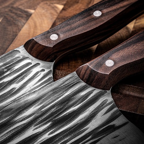 Slicing knife, bone cutting knife, home use meat and vegetable cutting knife, kitchen handmade edge opening, sharp two-in-one cutting knife