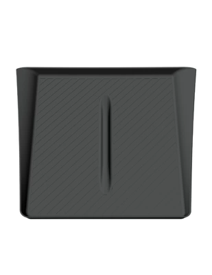 Suitable for the updated Model 3/Y, this is a silicone anti-slip phone charging pad for the center console, a wireless charging accessory for your car (Anti-slip mat) - black-wireless-charging-silicone-pad-1-piece-specifically-designed-for-the-model-3-refreshed-version
